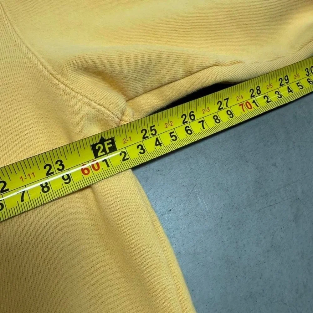 2000s tommy hilfiger yellow blank crewneck‎ sweatshirt
